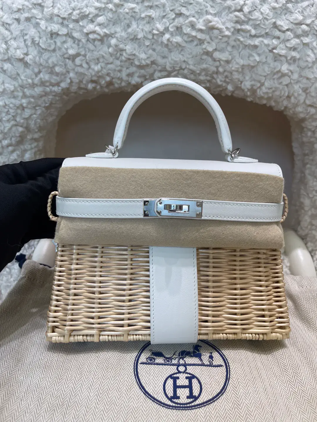 【HERMES】エルメス Mini Kelly ピクニックバッグ-BRAND OFF