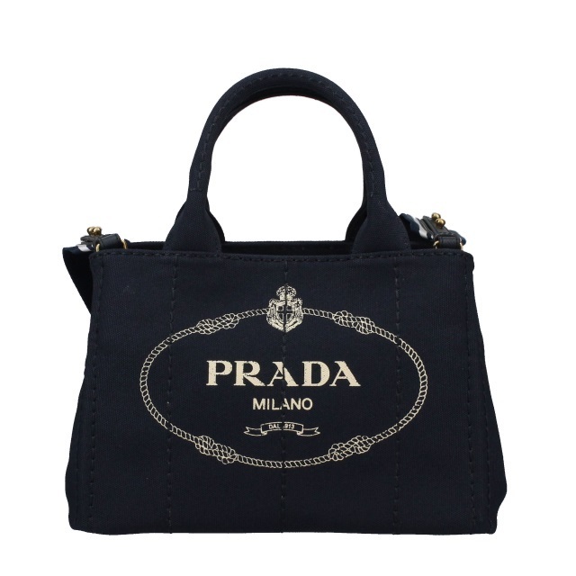 PRADA コットンキャンバス 2WAYトートバッグ-BRAND OFF