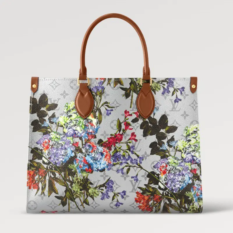 【SALE】LOUIS VUITTON/ONTHEGO MM TOTE BAG/紫陽花柄トートBag-BRAND OFF