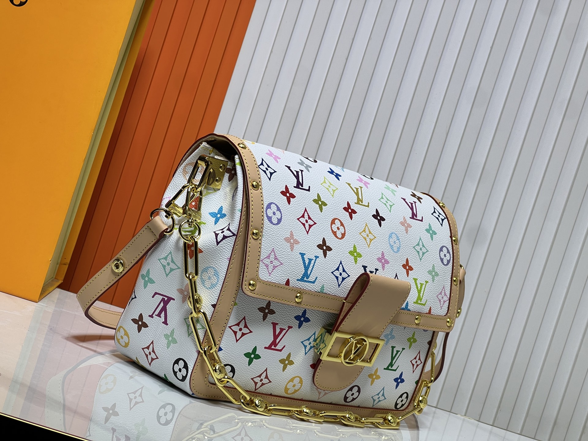 LOUIS VUITTON ルイヴィトン Dauphine Soft GM 村上隆 M13255-BRAND OFF
