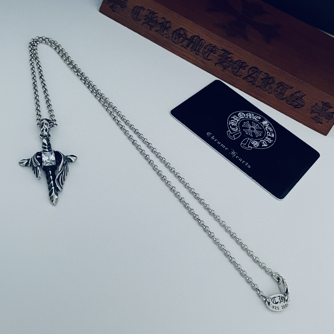 【CHROME HEARTS 】ネックレス、新しいネックレス万能シンプルファッションオーナメント-BRAND OFF