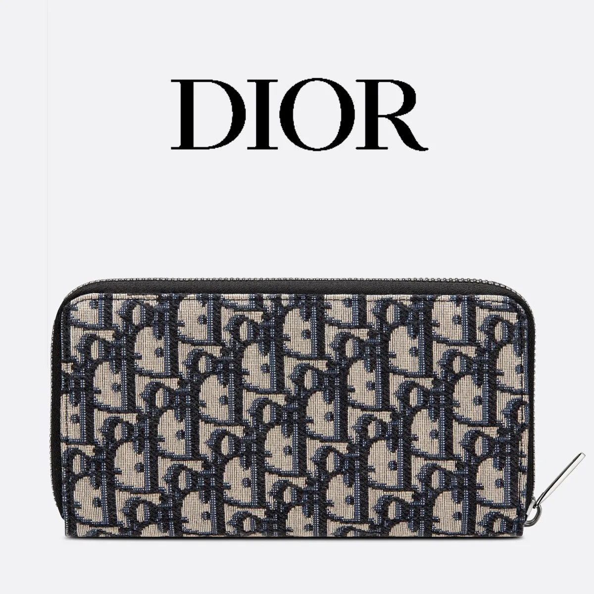 DIOR*オブリークジャガード ロングウォレット*モノグラム財布-BRAND OFF