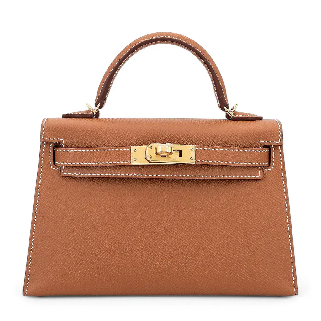 ランク NS 未使用品 HERMÈS エルメス ミニケリー2 ゴールド (37) エプソン ゴールド金具 W刻印-BRAND OFF