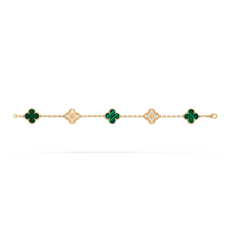【2026】【Vancleef & Arpels】 ヴィンテージ アルハンブラ ブレスレット、5モチーフ-BRAND OFF
