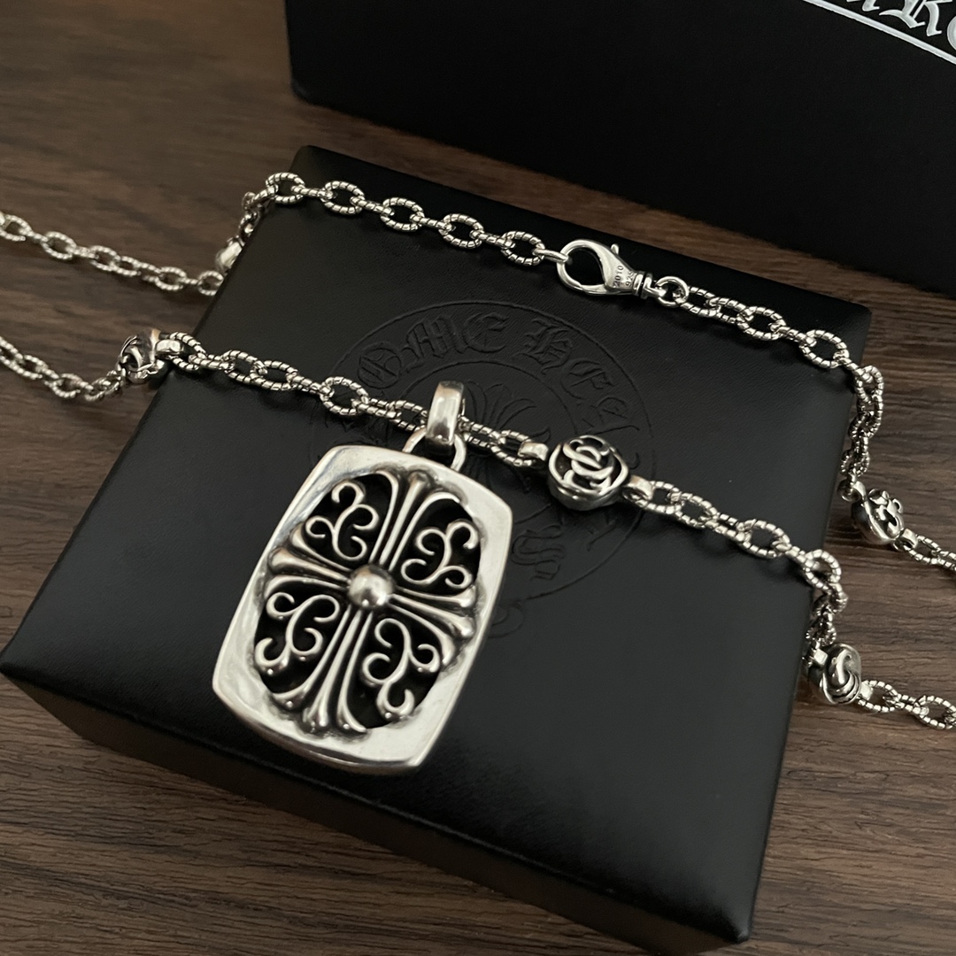 【2026】 【CHROME HEARTS】ネックレス、新しいネックレス万能シンプルファッションオーナメント-BRAND OFF