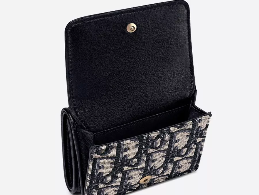 【DIOR】ディオール オブリーク 30 MONTAIGNE コンパクト財布-BRAND OFF