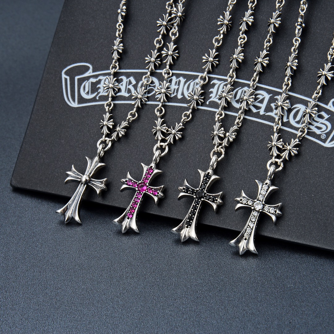 【CHROME HEARTS】ネックレス、新しいネックレス万能シンプルファッションオーナメント-BRAND OFF
