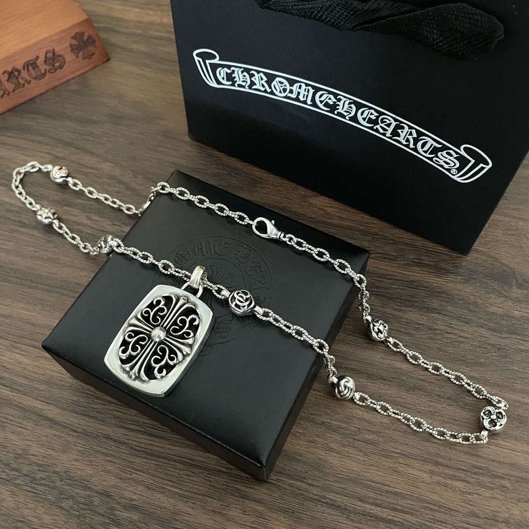 【2026】 【CHROME HEARTS】ネックレス、新しいネックレス万能シンプルファッションオーナメント-BRAND OFF