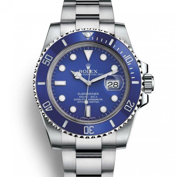 サブマリーナー デイト ウォッチ : 18 CT ホワイトゴールド - M116619LB-0001-BRAND OFF