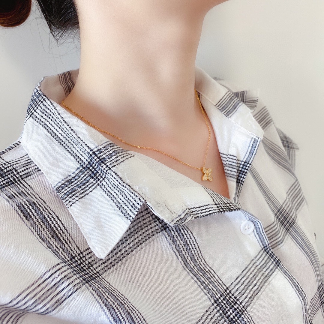 LOUIS VUITTON（ルイヴィトン）STAR BLOSSOM ネックレス Q93710-BRAND OFF
