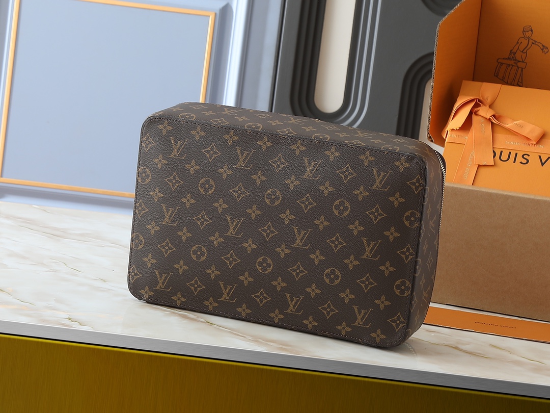 LOUIS VUITTON ルイヴィトン M43690 収納ボックス 化粧ポーチ-BRAND OFF