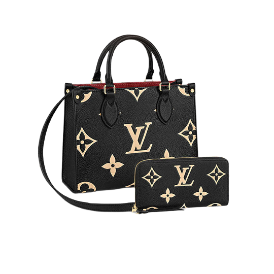 LOUIS VUITTON オンザゴー PM 長財布 2点セット お得 M45659+M80481-BRAND OFF