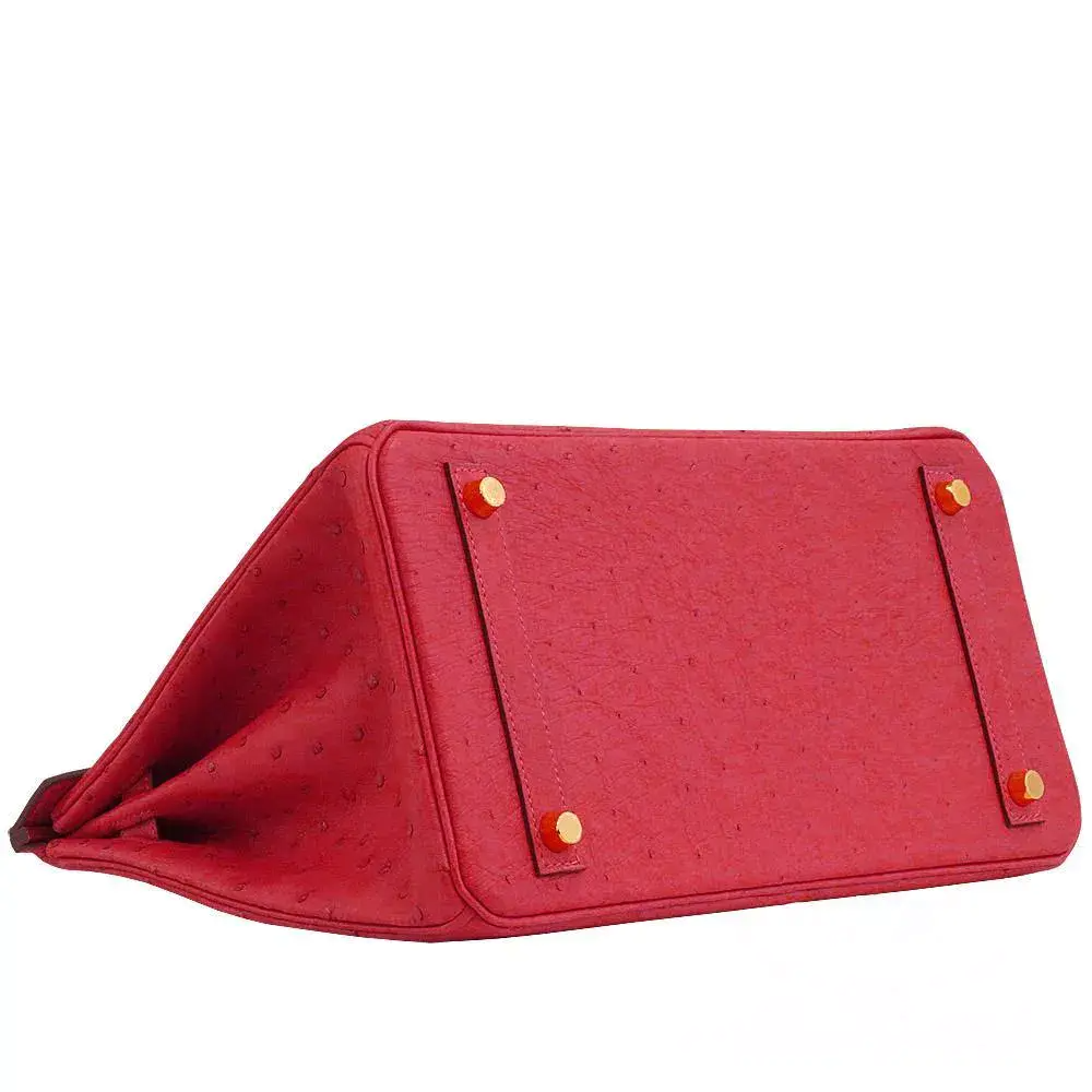 【HERMES】エルメス バーキン 30cm オーストリッチ ゴールド金具-BRAND OFF