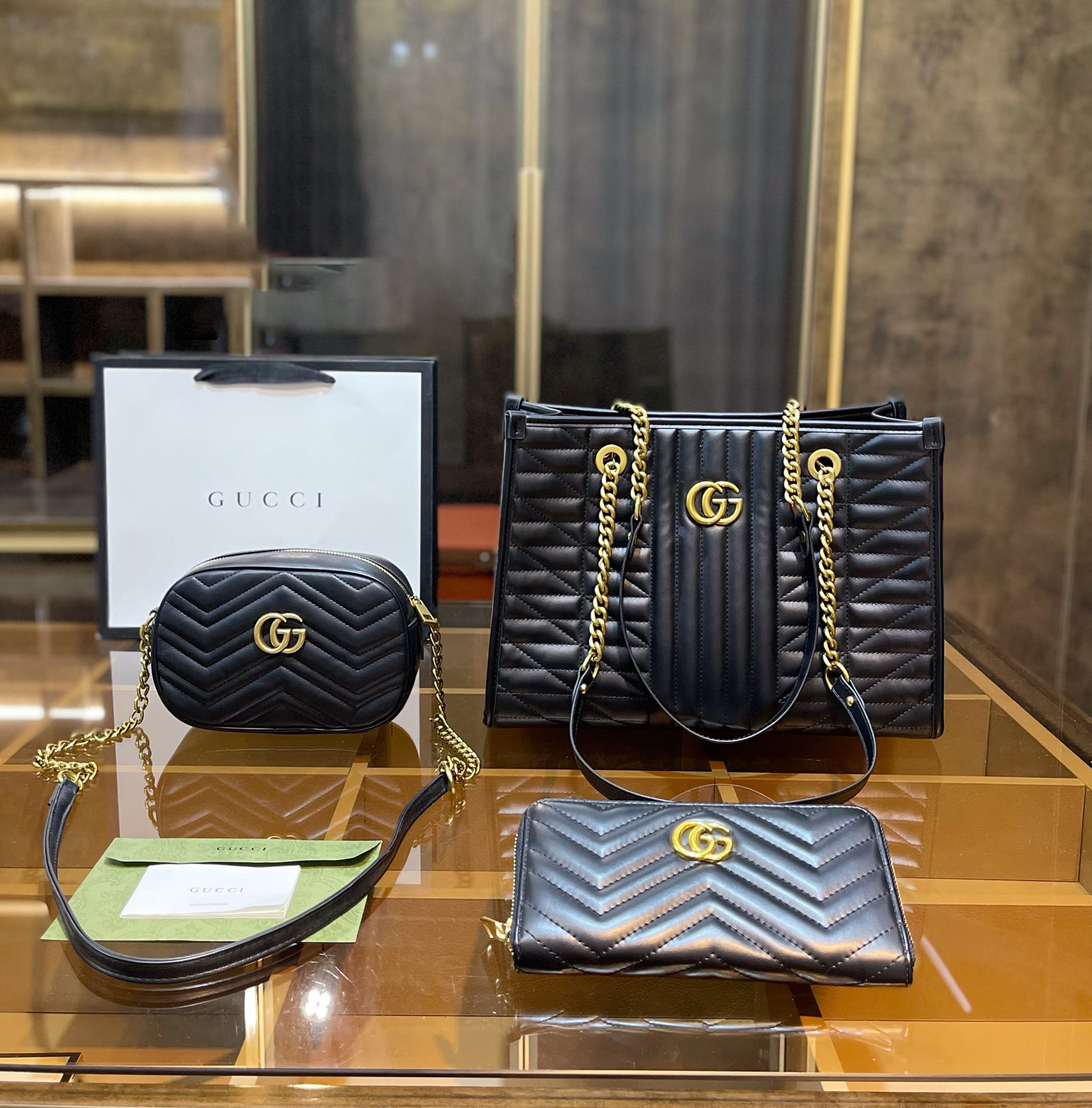 累積売上総額第１位【GUCCI★グッチ】GG3点セット お得-BRAND OFF