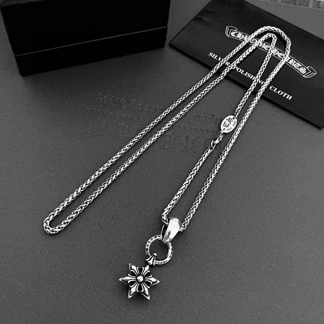 【Chrome Hearts】ネックレス、新しいネックレス万能シンプルファッションオーナメント-BRAND OFF