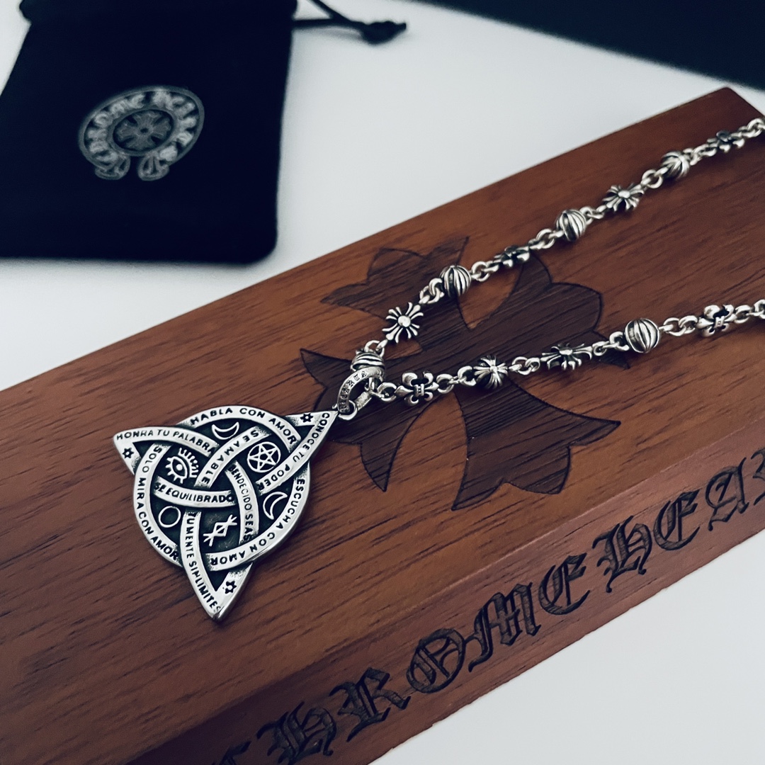【CHROME HEARTS 】ネックレス、新しいネックレス万能シンプルファッションオーナメント-BRAND OFF