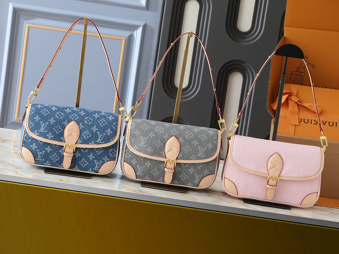 LOUIS VUITTON ルイヴィトン Diane デニムバッグ M13070-BRAND OFF