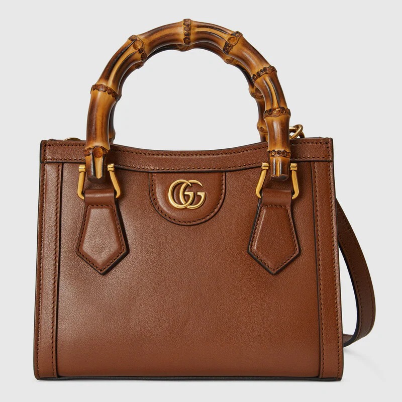 GUCCI 〔グッチ ダイアナ〕ミニ トートバッグ-BRAND OFF