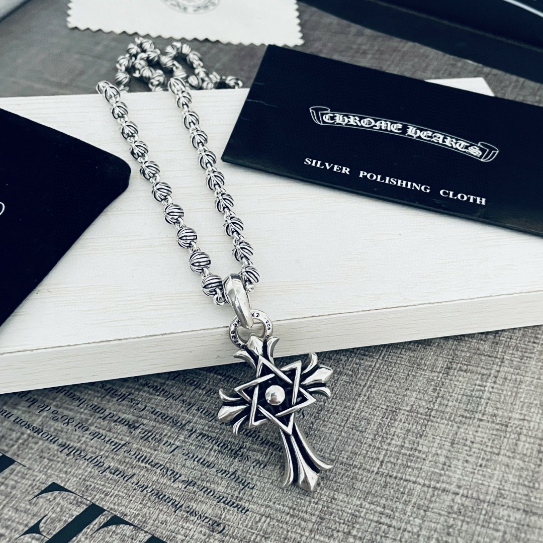 【Chrome Hearts】ネックレス、新しいネックレス万能シンプルファッションオーナメント-BRAND OFF