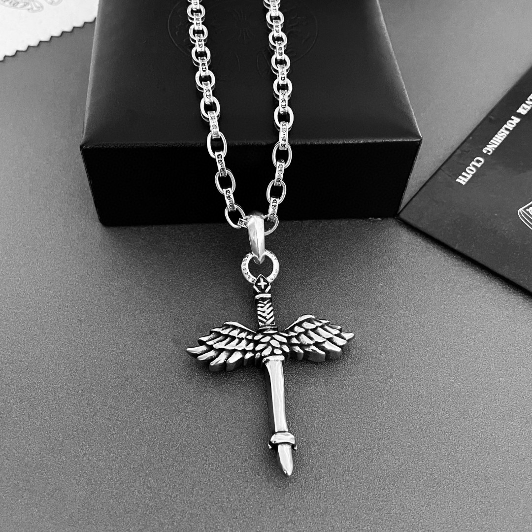 【CHROME HEARTS】ネックレス、新しいネックレス万能シンプルファッションオーナメント-BRAND OFF