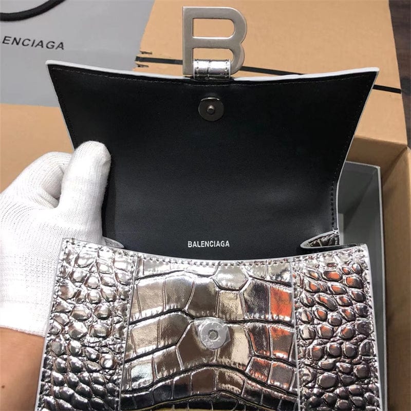 BALENCIAGA HOURGLASS スモールハンドバッグ2色-BRAND OFF