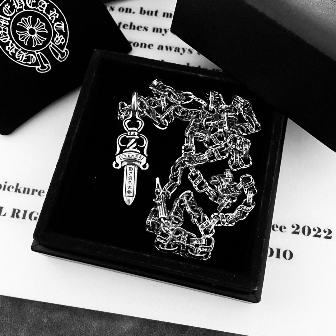 【CHROME HEARTS】ネックレス、新しいネックレス万能シンプルファッションオーナメント-BRAND OFF