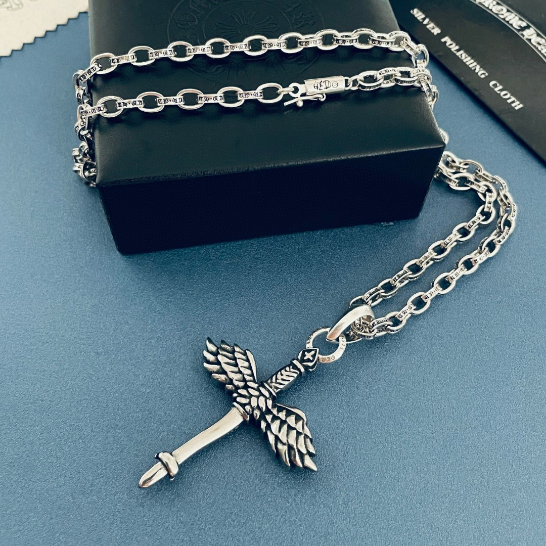 【CHROME HEARTS】ネックレス、新しいネックレス万能シンプルファッションオーナメント-BRAND OFF