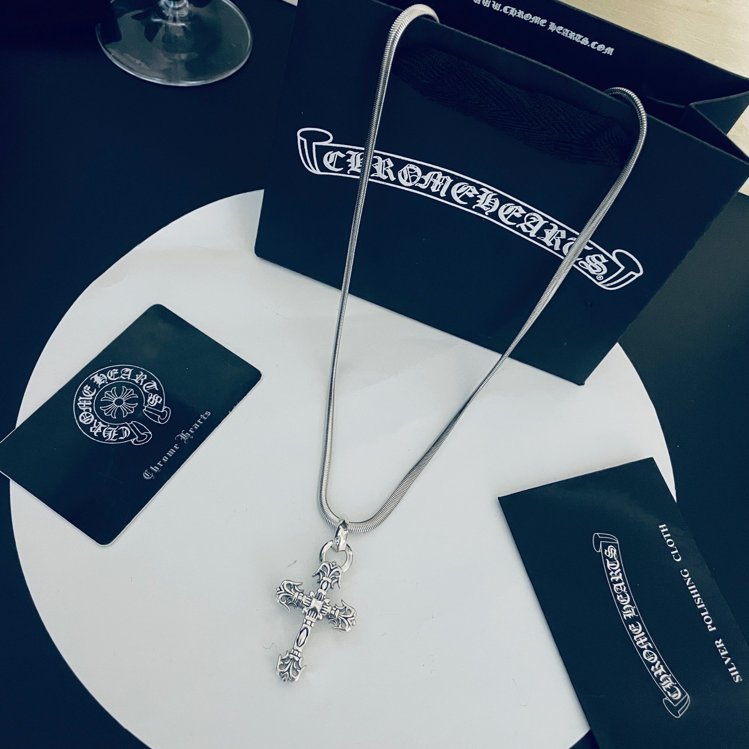 【2026】【CHROME HEARTS】クロムハーツ、新しいネックレス万能シンプルファッションオーナメント-BRAND OFF