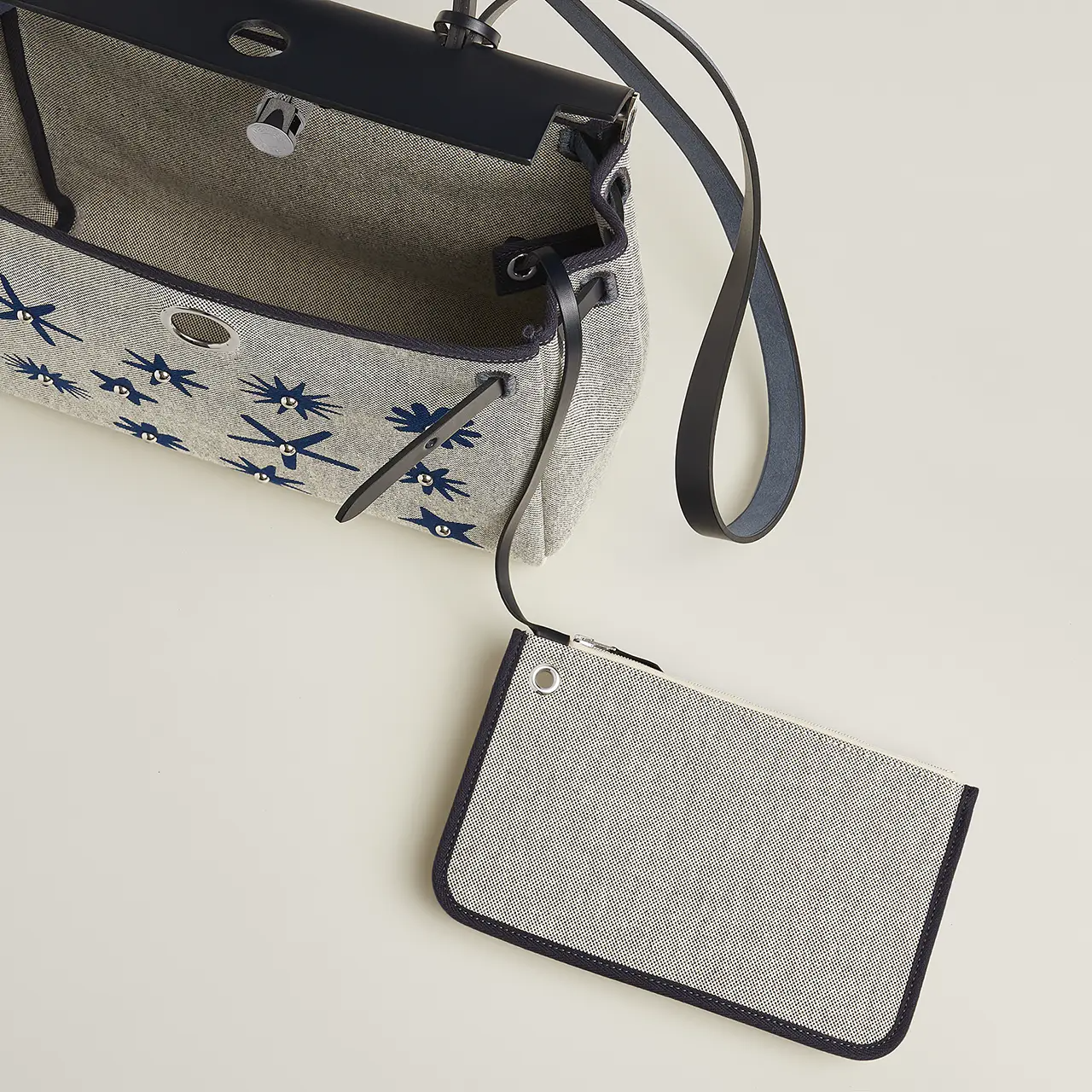 【HERMES】エルメス Herbag ジップ 31ホブネイル ハンドバッグ-BRAND OFF