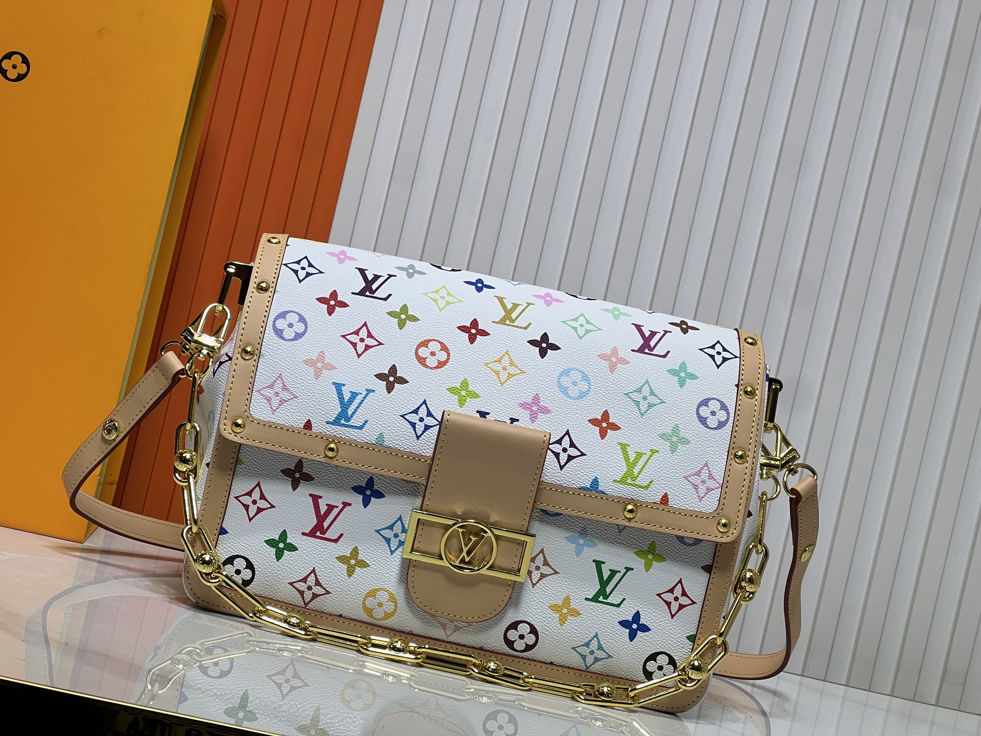 LOUIS VUITTON ルイヴィトン Dauphine Soft GM 村上隆 M13255-BRAND OFF