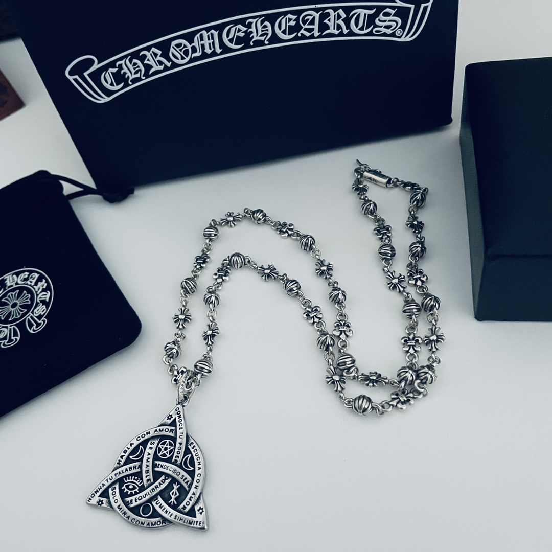 【CHROME HEARTS 】ネックレス、新しいネックレス万能シンプルファッションオーナメント-BRAND OFF