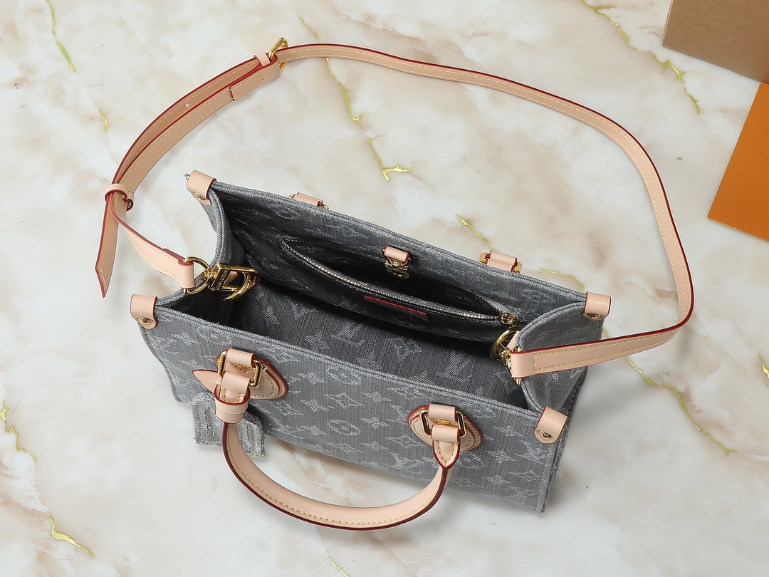 LOUIS VUITTON ルイヴィトン OnTheGo デニムバッグ-BRAND OFF