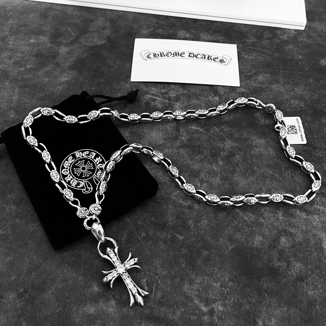 【CHROME HEARTS 】ネックレス、新しいネックレス万能シンプルファッションオーナメント-BRAND OFF