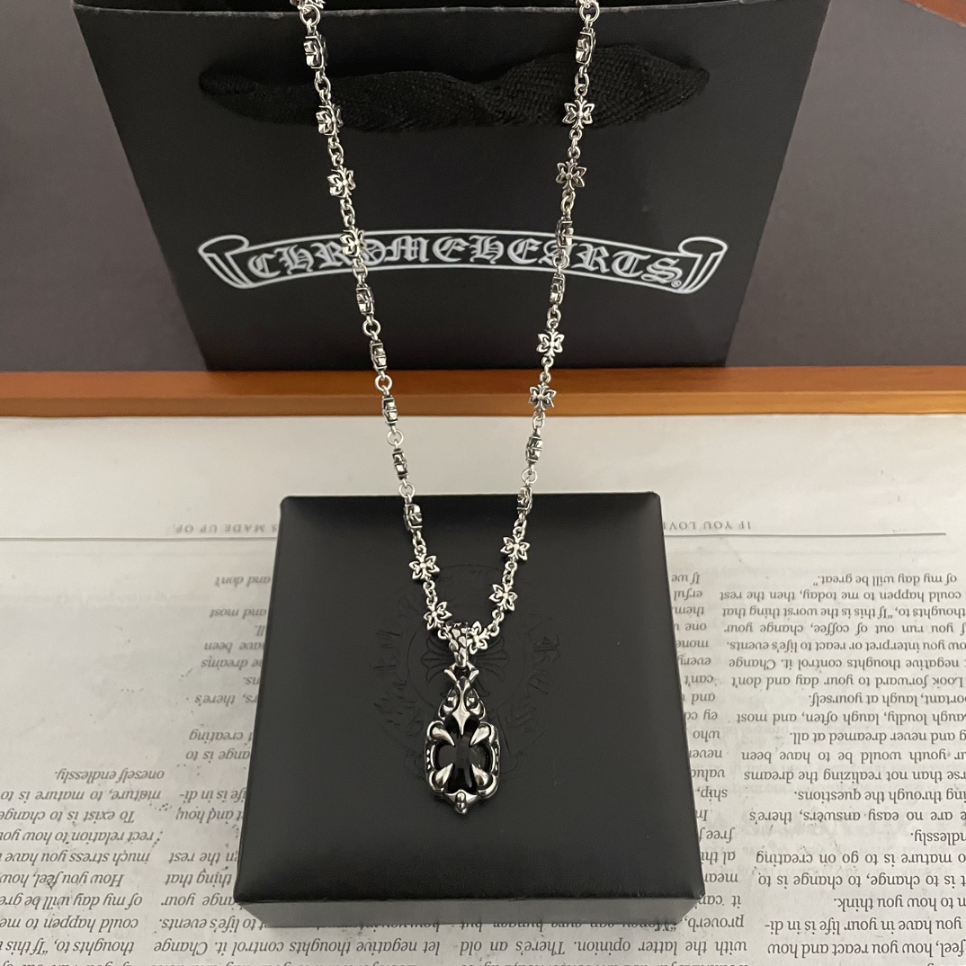 【CHROME HEARTS】ネックレス、新しいネックレス万能シンプルファッションオーナメント-BRAND OFF