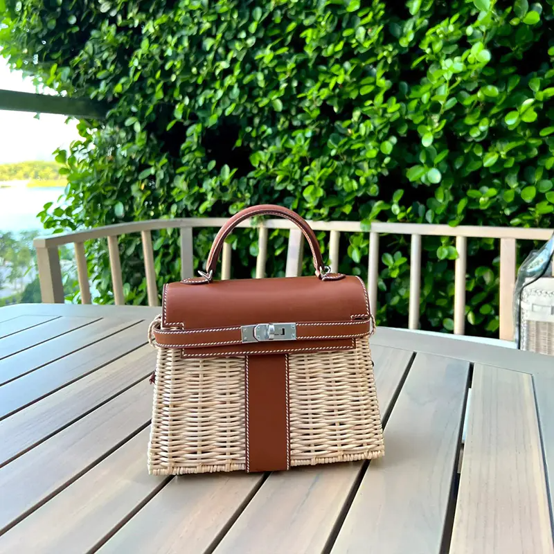【HERMES】エルメス MINI KELLY ピクニックバッグ-BRAND OFF