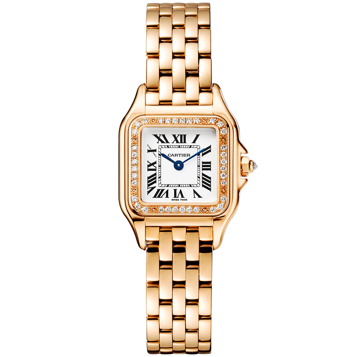 カルティエ パンテール ドゥ カルティエ スモール 18ct ローズゴールド ダイヤモンド セット ウォッチ WJPN0049-BRAND OFF