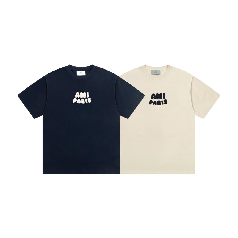【AMI PARIS 公式旗艦店】アミパリ 2026年新作 メンズ＆レディース カジュアルTシャツ（半袖）