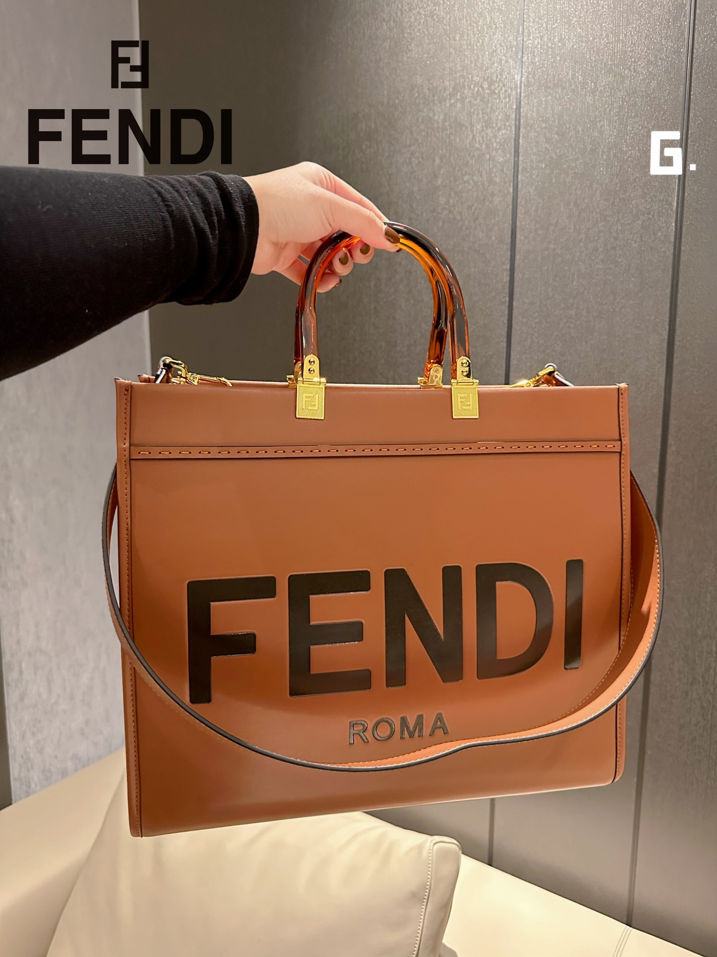 【FENDI公式 旗艦店】 フェンディ ハンドバッグ 当日出荷 好評に付き再入荷！50*31*16CM-BRAND OFF