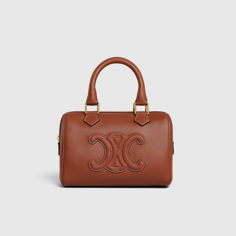 【CELINE】キュイル トリオンフ スモールボストン バック-BRAND OFF