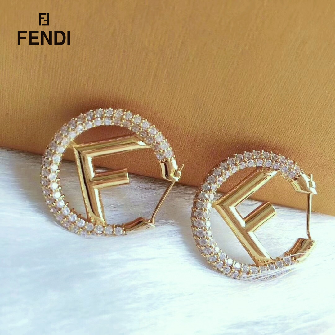 【2026】【FENDI】フェンディ  ファッションスタイルのイヤリング-BRAND OFF