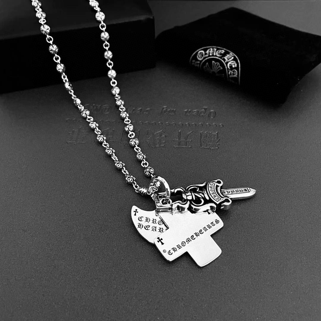 【CHROME HEARTS】ネックレス、新しいネックレス万能シンプルファッションオーナメント-BRAND OFF