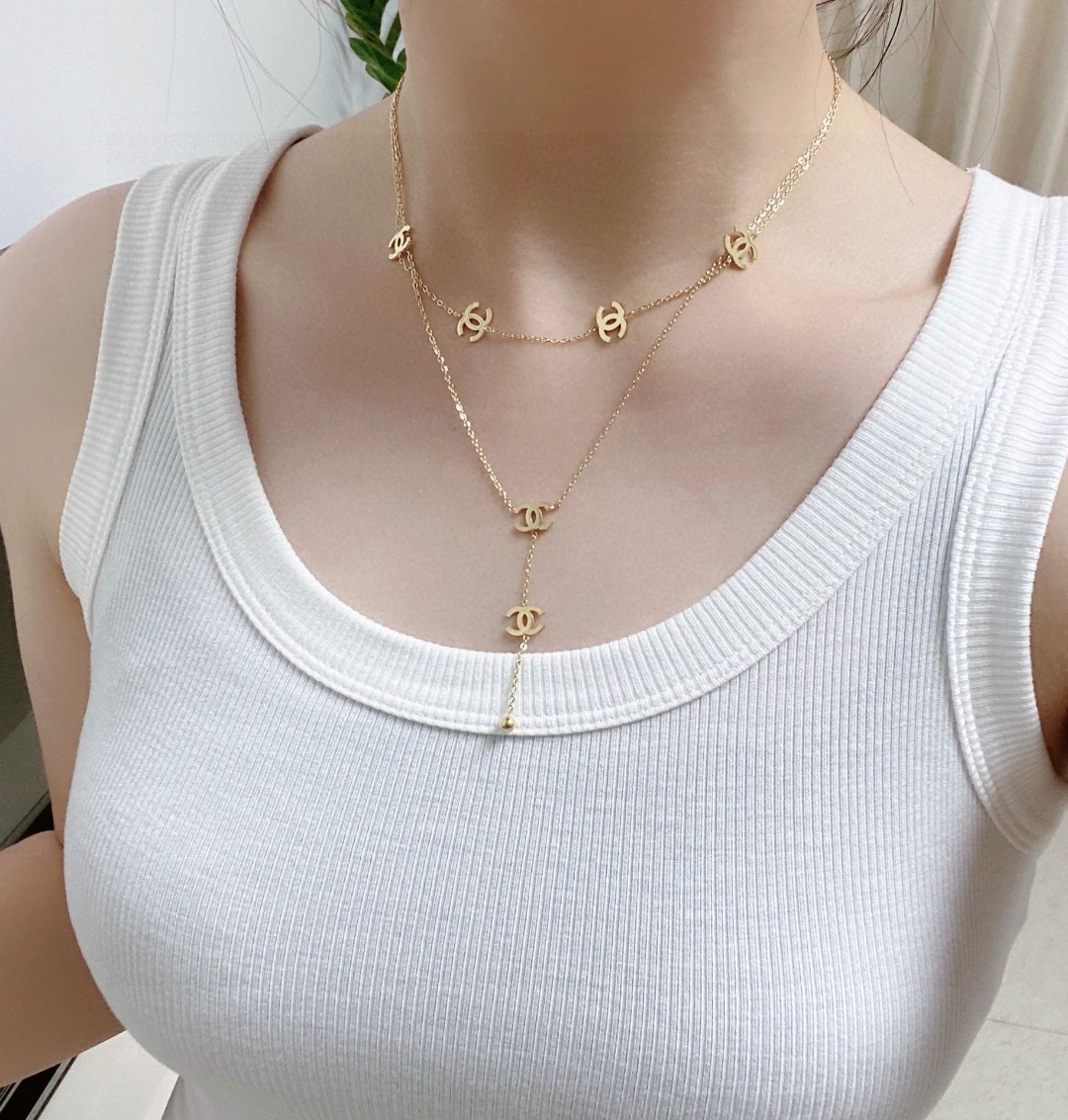 【2026】【CHANEL】ネックレス、新しいネックレス万能シンプルファッションオーナメント-BRAND OFF