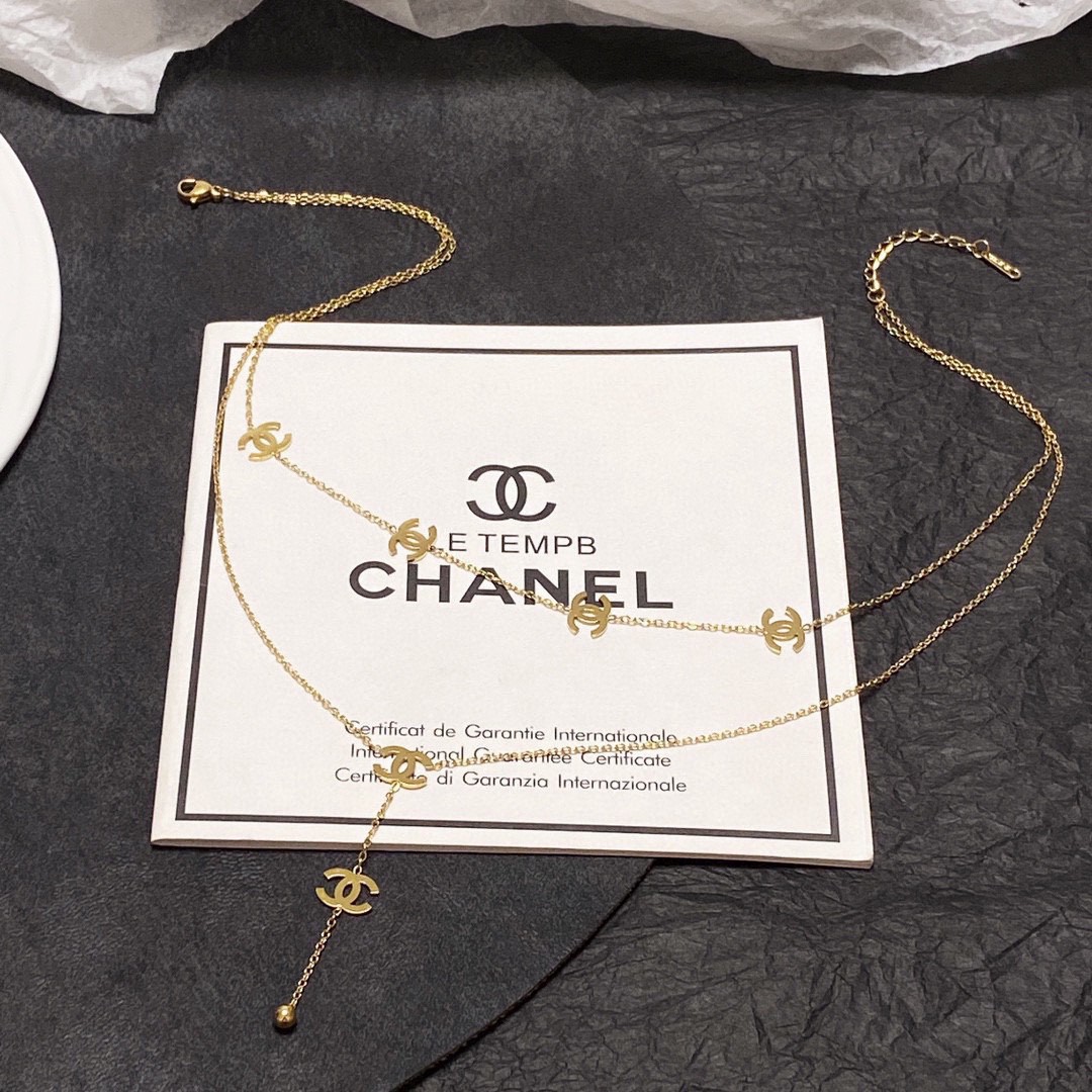 【2026】【CHANEL】ネックレス、新しいネックレス万能シンプルファッションオーナメント-BRAND OFF