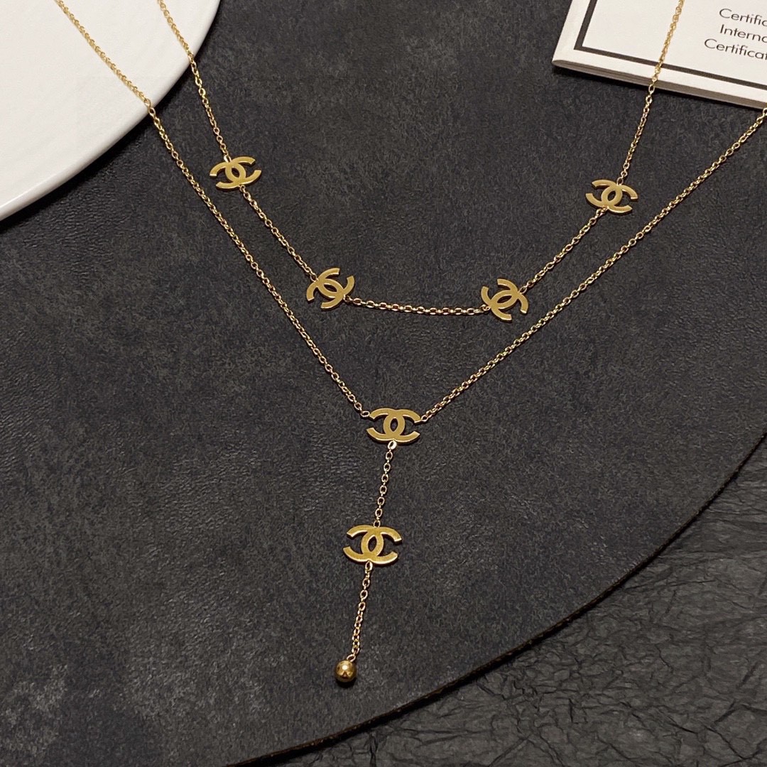 【2026】【CHANEL】ネックレス、新しいネックレス万能シンプルファッションオーナメント-BRAND OFF