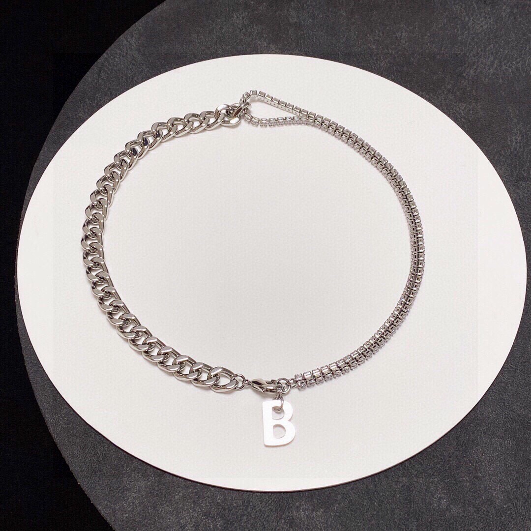 【2026】【BALENCIAGA】ネックレス、新しいネックレス万能シンプルファッションオーナメント-BRAND OFF