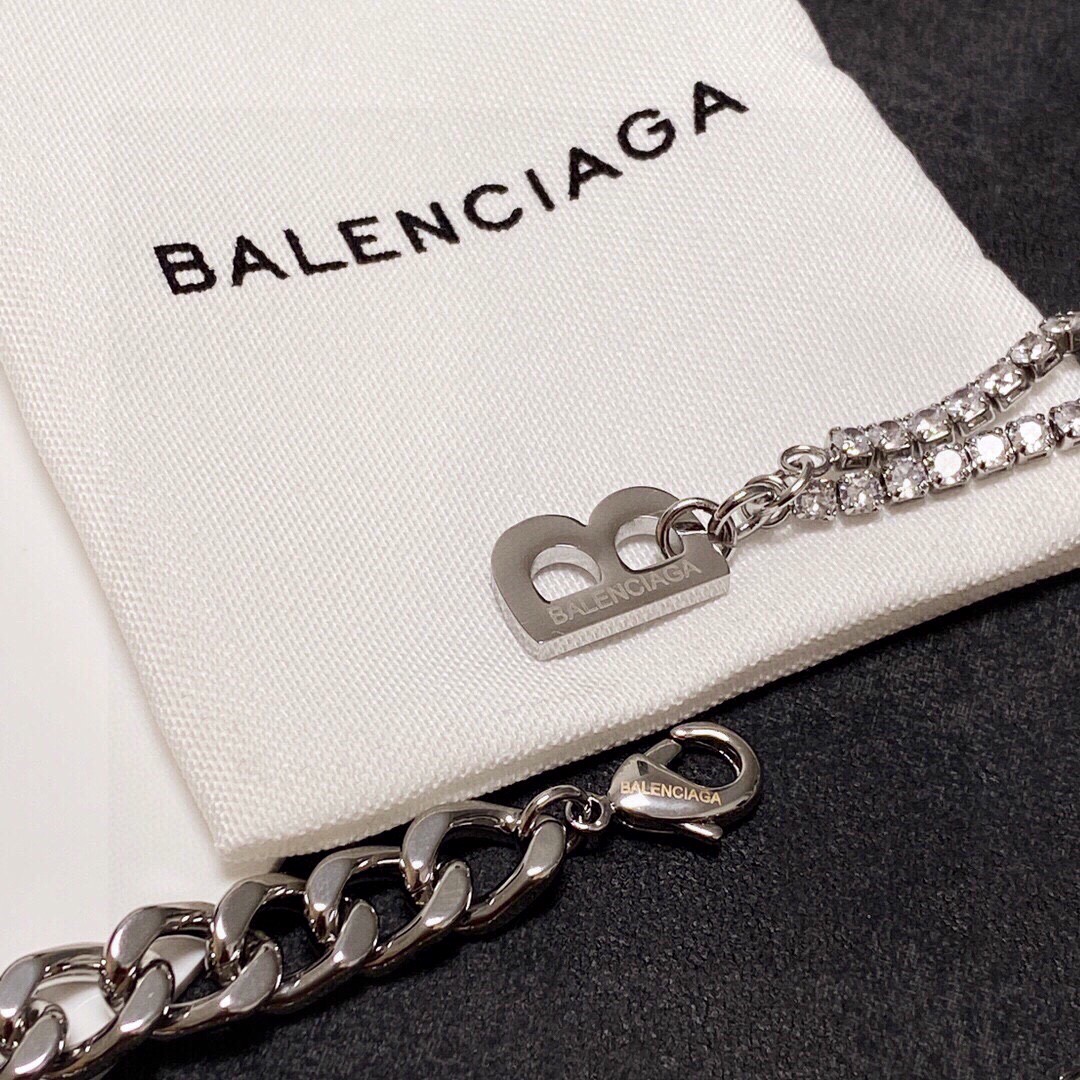 【2026】【BALENCIAGA】ネックレス、新しいネックレス万能シンプルファッションオーナメント-BRAND OFF