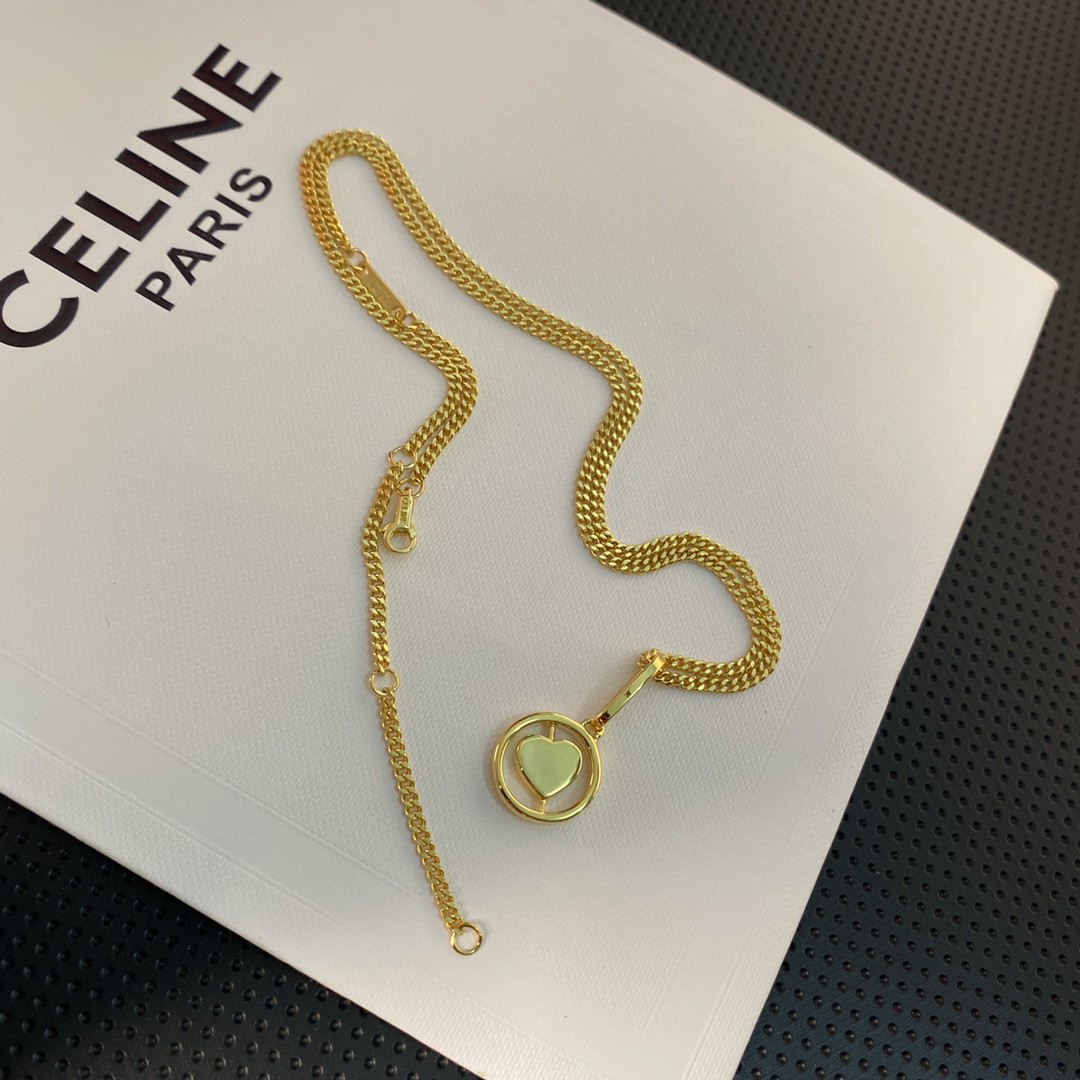 【CELINE】ネックレス、新しいネックレス万能シンプルファッションオーナメント-BRAND OFF