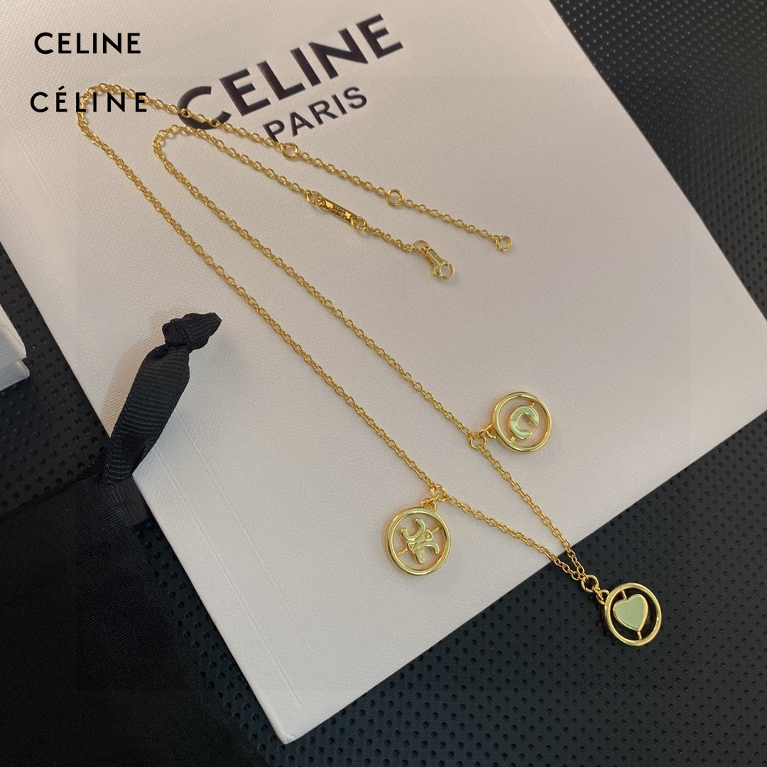 【CELINE】ネックレス、新しいネックレス万能シンプルファッションオーナメント-BRAND OFF