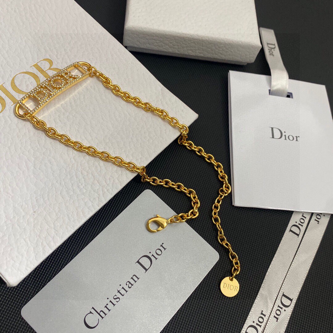 【DIOR】ネックレス、新しいネックレス万能シンプルファッションオーナメント-BRAND OFF