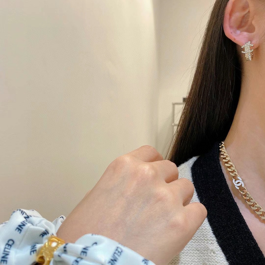 【2026】【CHANEL 】 シャネル   ファッションスタイルのイヤリング-BRAND OFF